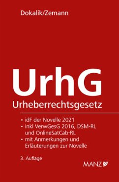 Urheberrechtsgesetz - Dokalik, Dietmar;Zemann, Adolf