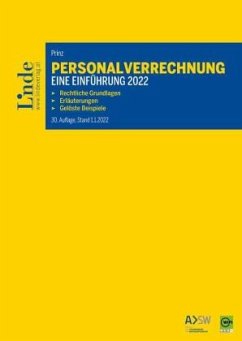 Personalverrechnung: eine Einführung 2022 - Prinz, Irina