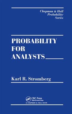 Probability For Analysts (eBook, PDF) - Stromberg, Karl