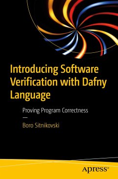 Introducing Software Verification with Dafny Language (eBook, PDF) - Sitnikovski, Boro