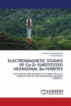 ELECTROMAGNETIC STUDIES OF Co-Zr SUBSTITUTED HEXAGONAL Ba-FERRITES