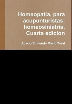 Cover Homeopatia, para acupunturistas