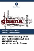 Berichterstattung über CSR-Aktivitäten auf den Websites von Versicherern in Ghana