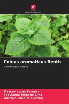 Coleus aromaticus Benth - Ferreira, Maycon Lopes;de Lima, Thaylanna Pinto;Everton, Gustavo Oliveira