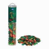 Plus-Plus® 9604263 - Jungle, Tube, 240 Bausteine, Konstruktionsspielzeug, Dschungelfarben