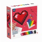 Plus-Plus® 9603911 - Puzzle by Number, Hearts, Herzen, 250 Bausteine, Konstruktionsspielzeug, Colormix