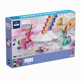 Plus-Plus® 9603908 - Learn to Build, Unicorns, Einhörner, 275 Bausteine, Konstruktionsspielzeug, Pastellfarben