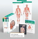 Sobotta Atlas der Anatomie, 3 Bände + Lerntabellen + Poster Collection im Schuber und 6-monatiger Zugang zur Complete Anatomy-App