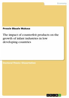 The impact of counterfeit products on the growth of infant industries in low developing countries (eBook, PDF)