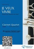 Bb Soprano Clarinet 2: &quote;Je Veux Vivre&quote; for Clarinet Quartet (eBook, ePUB)