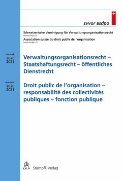 Verwaltungsorganisationsrecht - Staatshaftungsrecht - öffentliches Dienstrecht / Droit public de l'organisation - responsabilité des collectivités publiques - fonction publique (eBook, PDF)