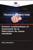 Examen systématique et taxonomie de la fabrication de classe mondiale