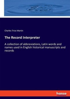 The Record Interpreter - Martin, Charles Trice