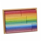 NIC 523299 - Baukasten Regenbogen, Holz bunt