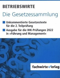 Cover Betriebswirte - Die Gesetzessammlung