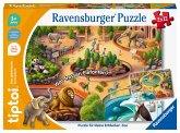 Ravensburger 00138 - tiptoi® Puzzle für kleine Entdecker: Zoo, 2x12 Teile