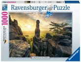 Erleuchtung - Elbsandsteingebirge (Puzzle)