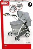 Puppenwagen Spin Grau mit Schwenkrädern Puppenwagen Spin Grau mit Schwenkrädern