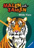 Ravensburger Malen nach Zahlen Wilde Tiere - 32 Motive - 24 Farben - Malbuch mit nummerierten Ausmalfeldern für fortgeschrittene Fans der Reihe