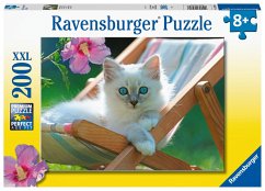 Weißes Kätzchen (Kinderpuzzle)