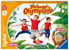 Ravensburger 00129 - tiptoi® active, Dschungel-Olympiade, Bewegungsspiel, Lernspiel
