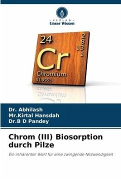 Chrom (III) Biosorption durch Pilze - Abhilash, Dr.;Hansdah, Mr.Kirtal;Pandey, Dr.B D