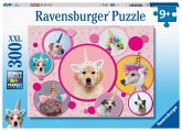 Knuffige Einhorn-Hunde (Kinderpuzzle)