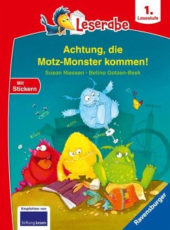Achtung, die Motz-Monster kommen! - Leserabe 1. Klasse - Erstlesebuch für Kinder ab 6 Jahren - Niessen, Susan