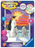 Ravensburger Malen nach Zahlen 20162 - Pinguinliebe - Kinder ab 9 Jahren
