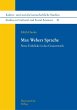 Max Webers Sprache (eBook, PDF) - Bild 1