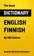 The Great Dictionary English - Finnish... - Bild 1