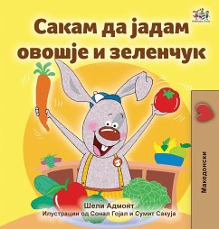 I Love to Eat Fruits and Vegetables (Macedonian Book for Kids)