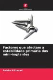 Factores que afectam a estabilidade primária dos mini-implantes