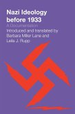 Nazi Ideology before 1933 (eBook, ePUB)