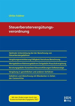 Steuerberatervergütungsverordnung (eBook, PDF) - Fuldner, Ulrike