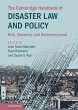 The Cambridge Handbook of Disaster Law... - Bild 1