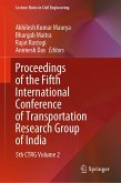 Proceedings of the Fifth International Conference of Transportation Research Group of India (eBook, PDF)