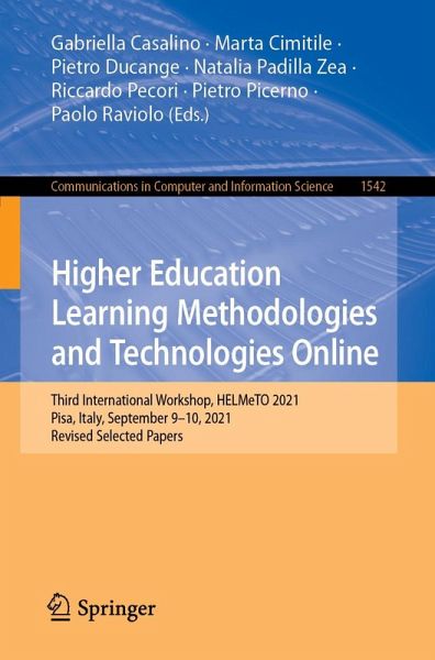 Higher Education Learning Methodologies and Technologies Online (eBook, PDF) Higher Education Learning Methodologies and Technologies Online (eBook, PDF)