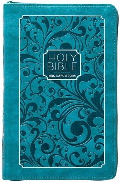 KJV Holy Bible Zip Turquoise