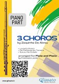 Piano parts &quote;3 Choros&quote; by Zequinha De Abreu for C Flute and Piano (fixed-layout eBook, ePUB)