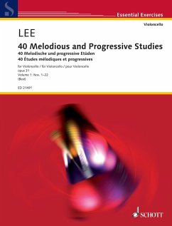 40 Melodious and Progressive Studies (eBook, PDF) - Lee, Sebastian