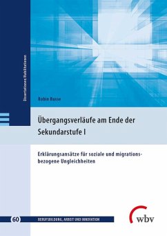 Cover Übergangsverläufe am Ende der Sekundarstufe I (eBook, PDF)
