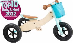 small foot 11609 - Laufrad-Trike, Maxi, 2 in 1, türkis