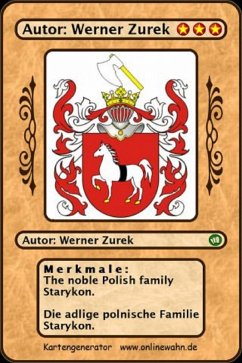 Cover The noble Polish family Starykon. Die adlige polnische Familie Starykon. (eBook, ePUB)