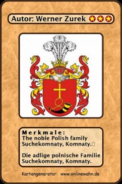 Cover The noble Polish family Suchekomnaty. Die adlige polnische Familie Suchekomnaty. (eBook, ePUB)