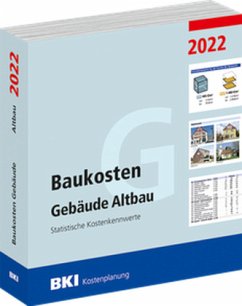 Cover BKI Baukosten Gebäude Altbau 2022