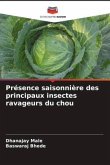 Présence saisonnière des principaux insectes ravageurs du chou