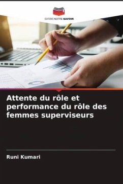 Cover Attente du rôle et performance du rôle des femmes superviseurs