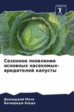 Sezonnoe poqwlenie osnownyh nasekomyh-wreditelej kapusty - Male, Dhanadzhaj;Bhede, Baswaradzh