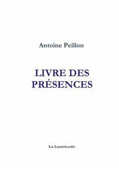 Livre des présences - Peillon, Antoine